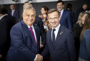 Orbán Viktor és Ulf Kristersson