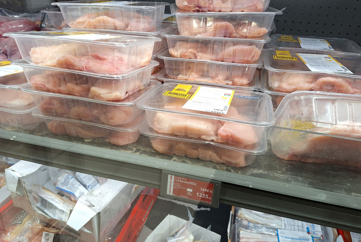 Szeged, március, élelmiszer, árrésstop, csirkemell, Aldi, áruház, vásárlás, infláció, gazdaság